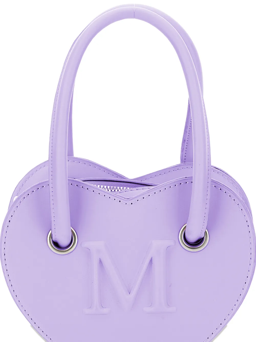  Monnalisa Heart Embossed Bag - Purple 