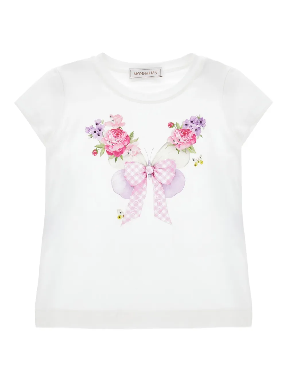 Monnalisa T-shirt con grafica - Bianco