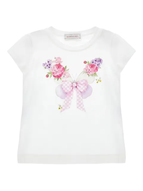 Monnalisa playera con estampado gráfico