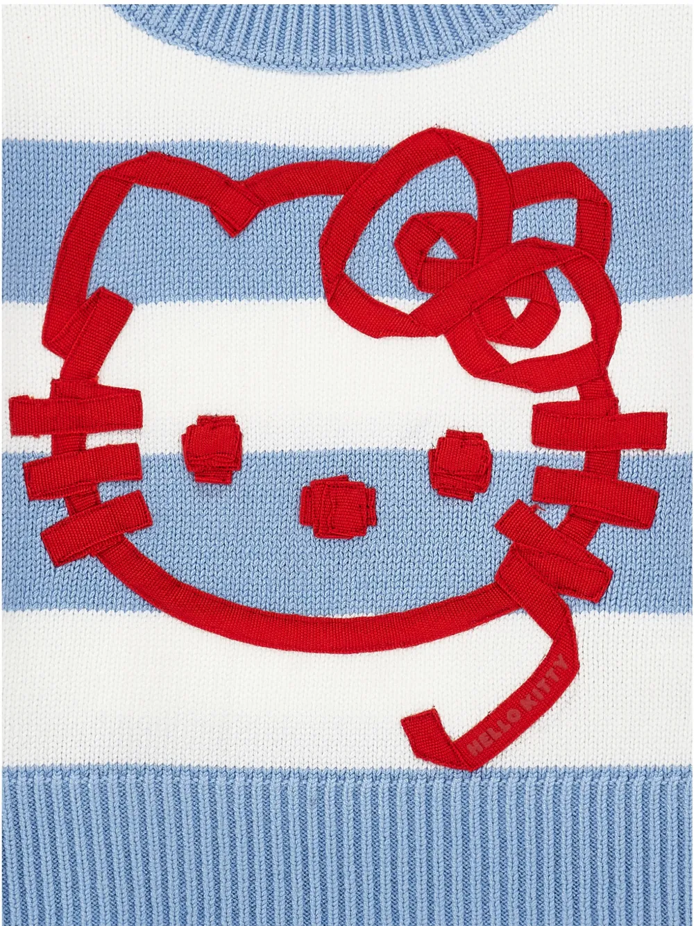  Monnalisa Pull à Rayures - Bleu 