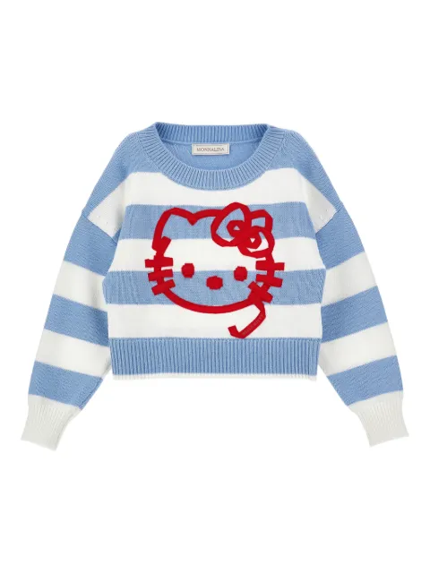 Monnalisa striped-pattern sweater 