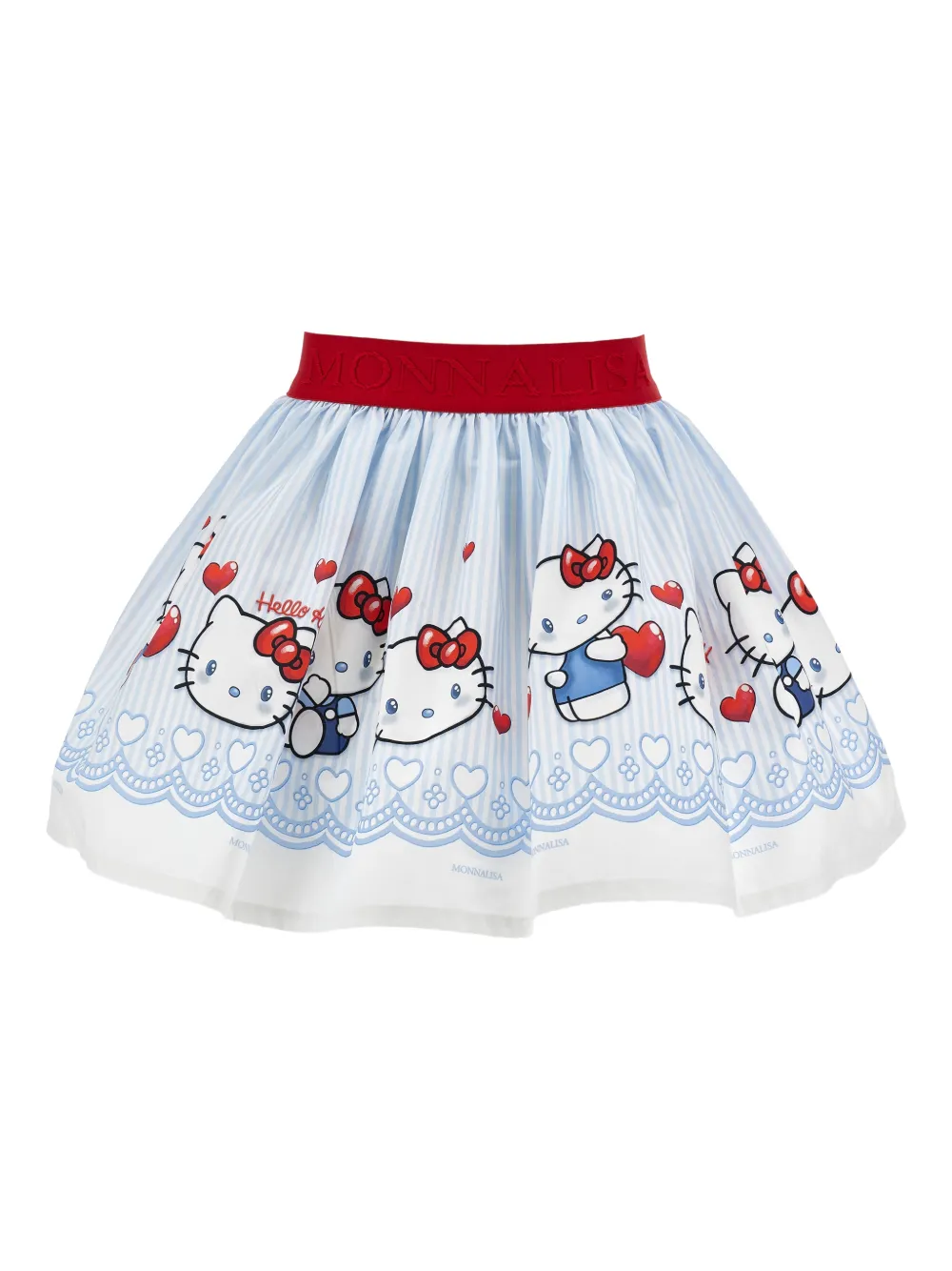 Monnalisa Gonna Hello Kitty con stampa - Blu