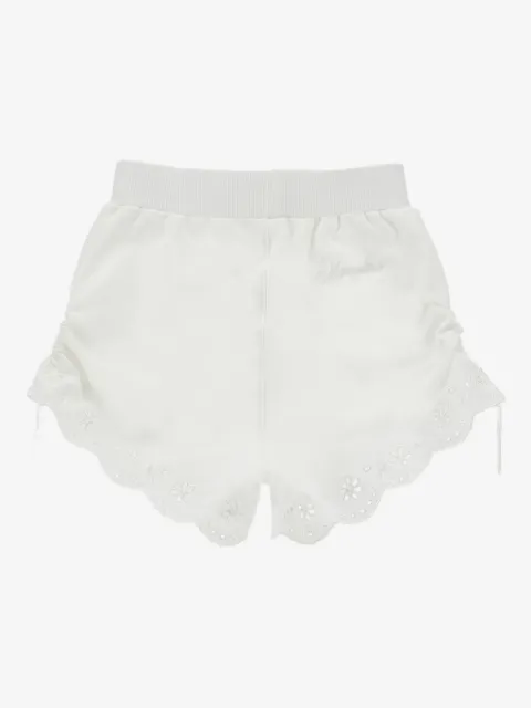 Monnalisa shorts con cordones en la pretina