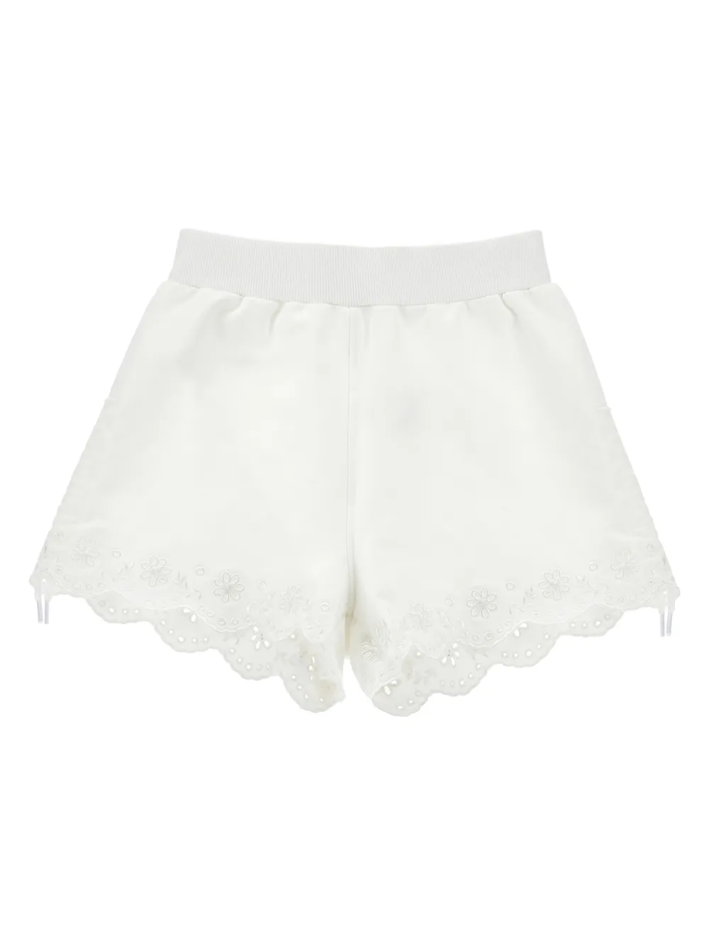 Monnalisa Shorts met trekkoord Wit