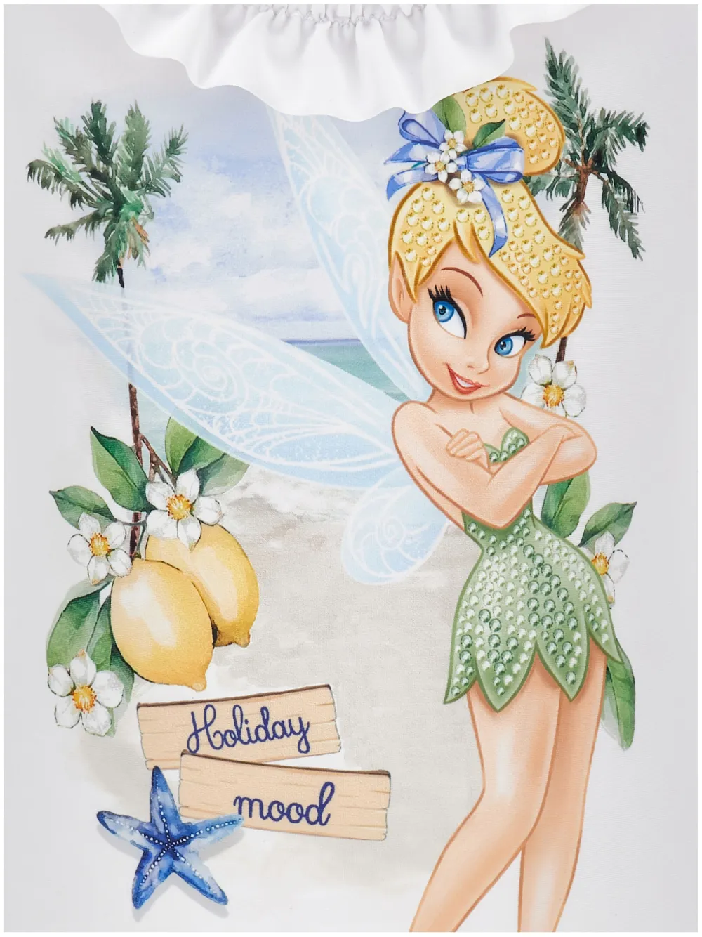 X Disney Ruffled Printed Swimsuit
