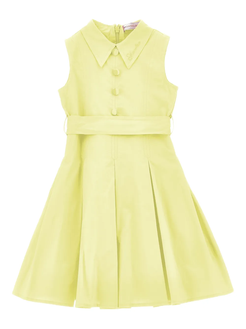 Monnalisa Abito con decorazione - Giallo