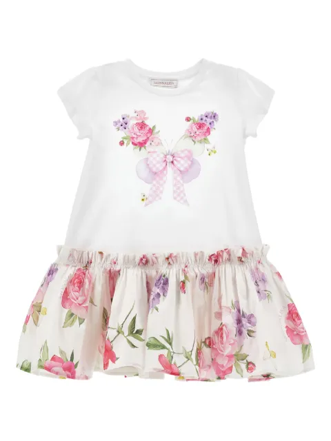 Monnalisa floral ruffled dress