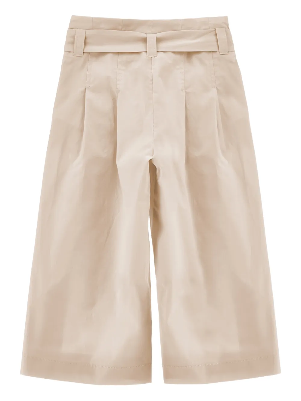  Monnalisa Bow Pleated Trousers - Neutrals 