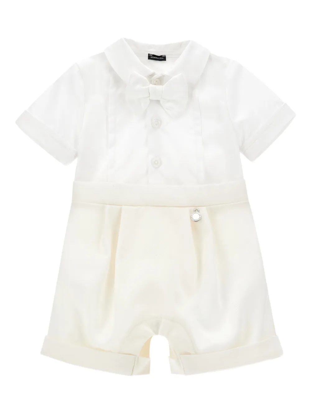 Monnalisa Tutina con fiocco - Bianco