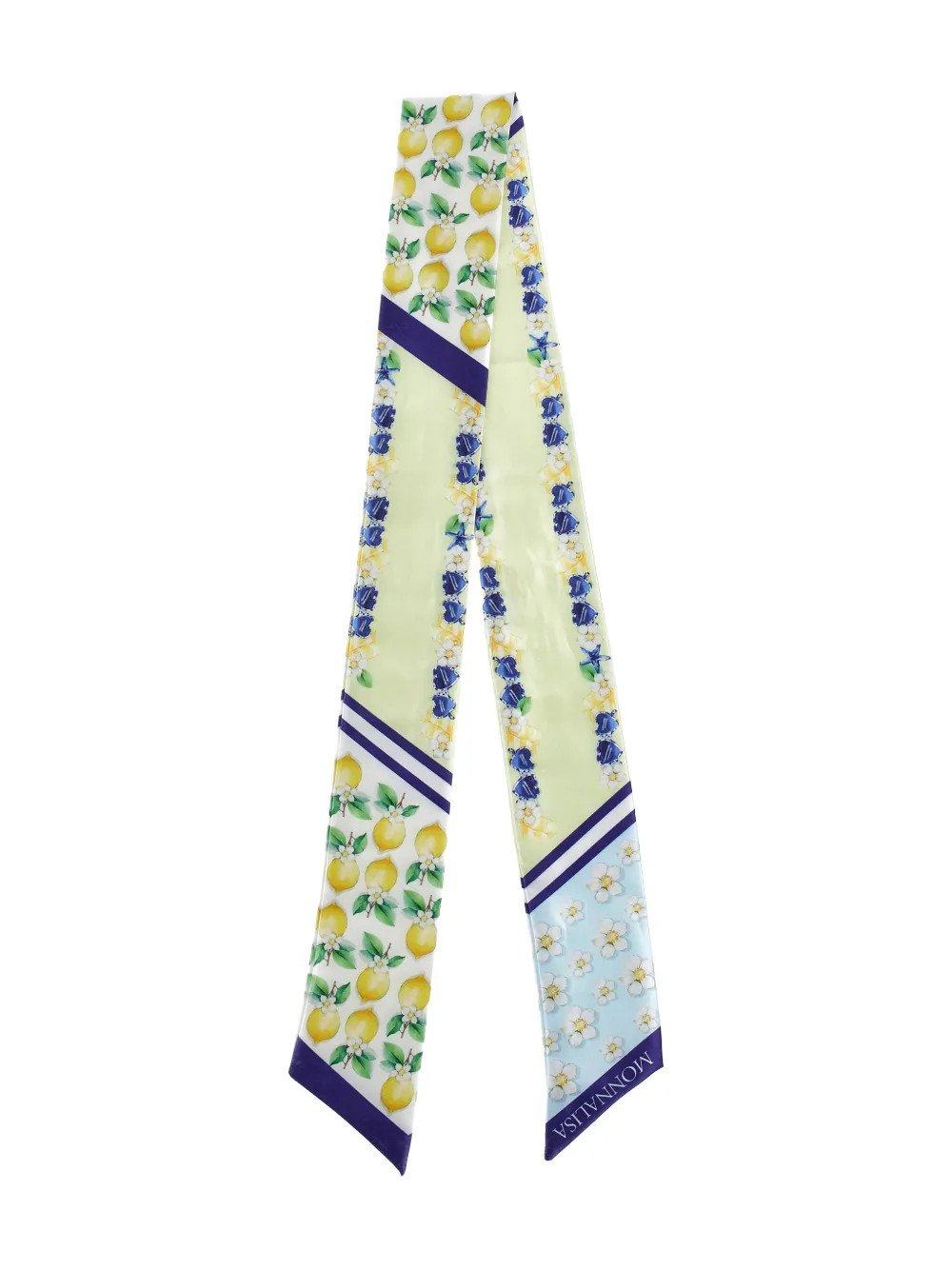 Floral Lemon Print Scarf