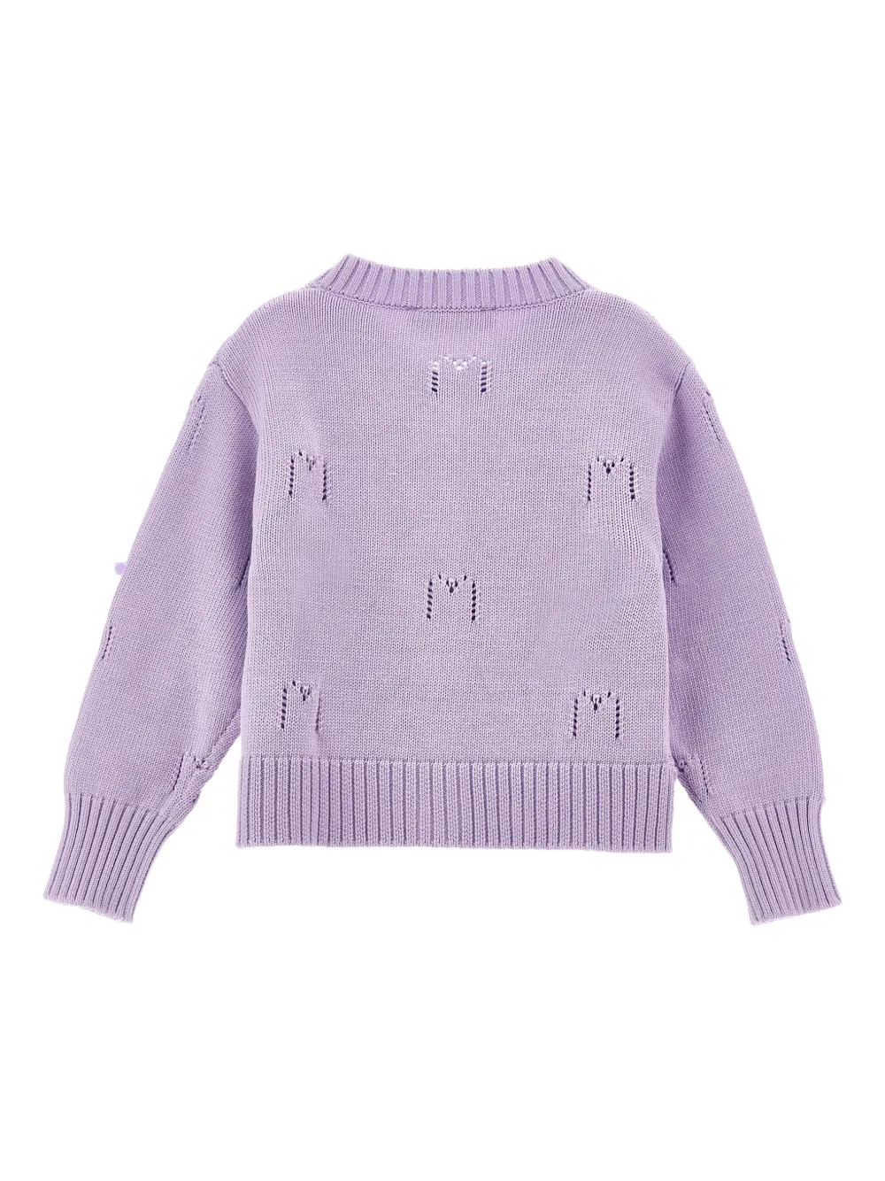 Monnalisa Vest met strikdetail Paars