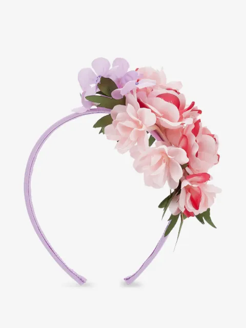Monnalisa Haarband met bloemenprint