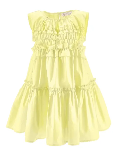 Monnalisa sleeveless ruffled dress