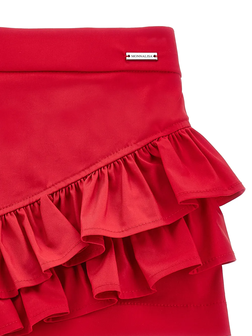 Monnalisa Rok met ruches Rood