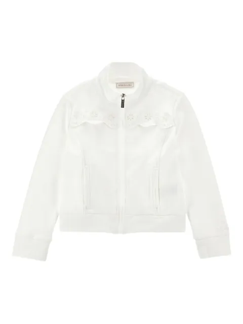 Monnalisa floral-lace sweatshirt