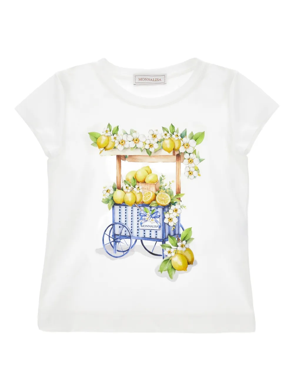 Monnalisa T-shirt con grafica - Bianco