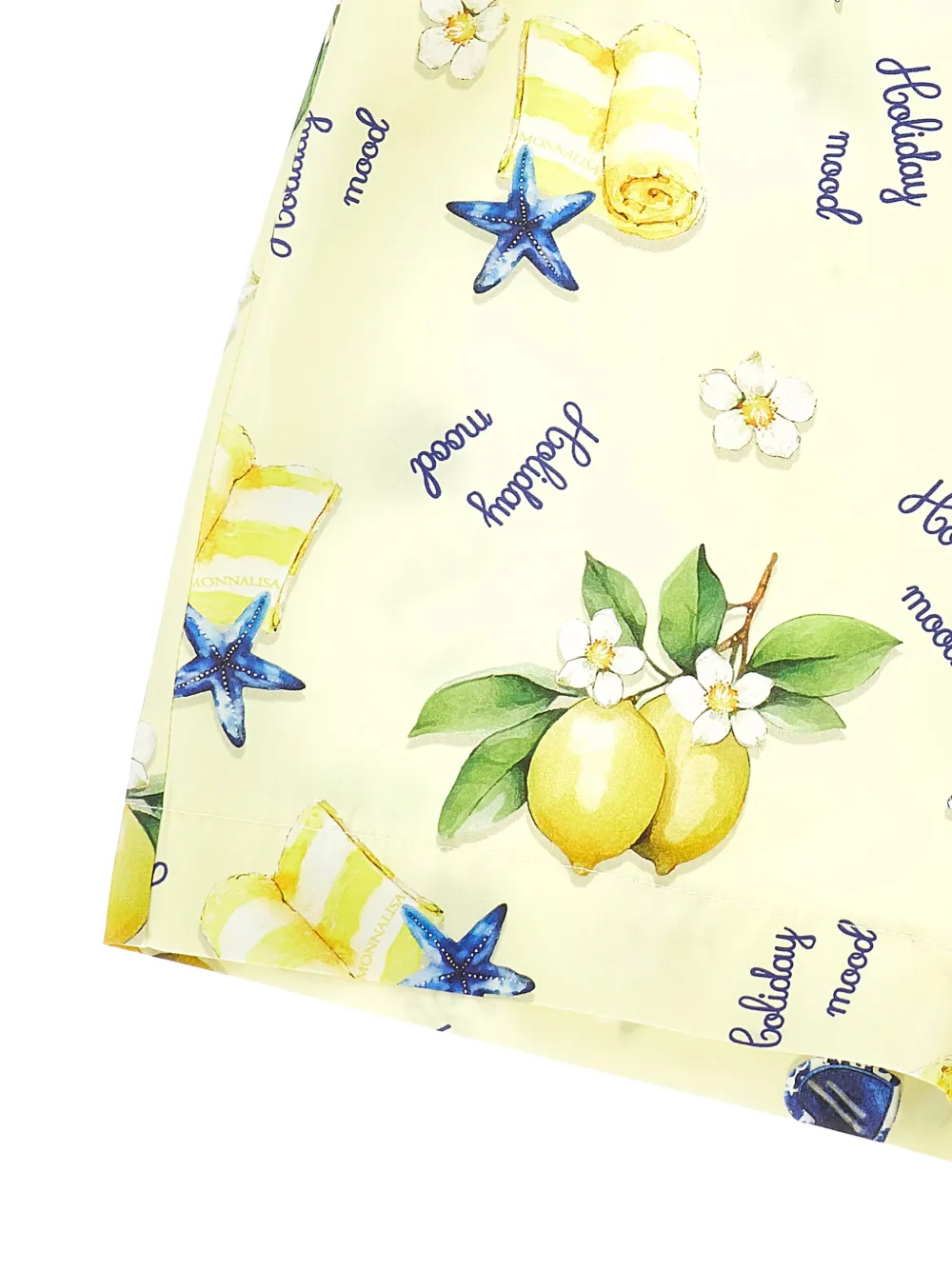 Monnalisa Playsuit met print Geel