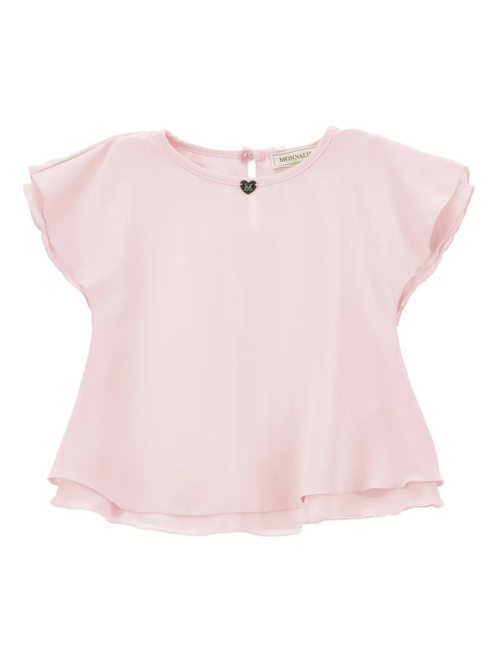 Monnalisa Top con ruches - Rosa