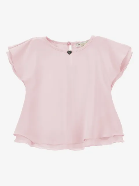 Monnalisa ruffle appliqué top