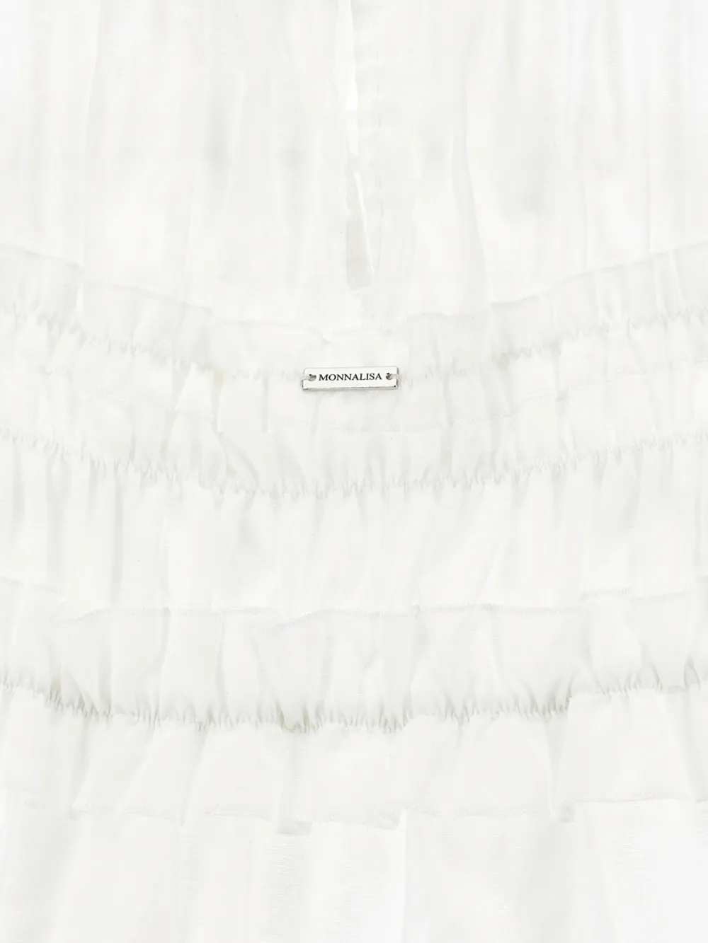 Monnalisa Shirt met ruches Wit