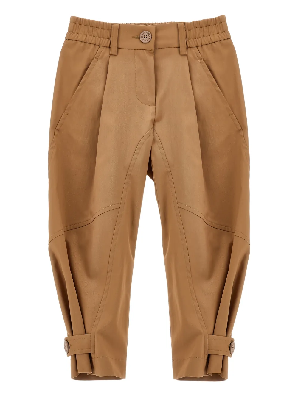 Monnalisa Pantaloni con bottoni - Marrone