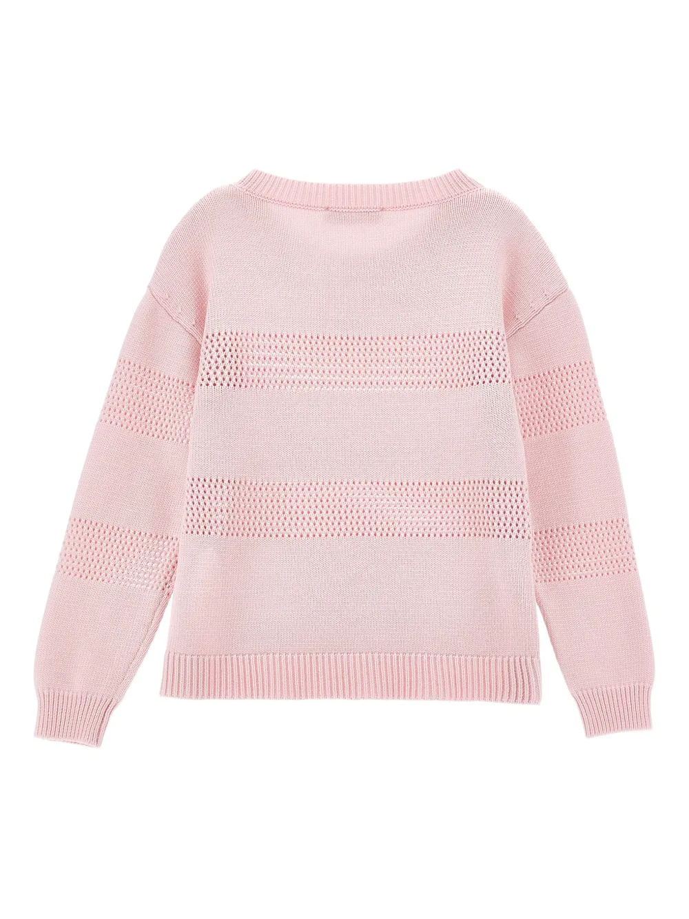  Monnalisa Tie-detail Sweater - Pink 