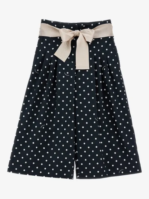 Monnalisa shorts con lunares y moño