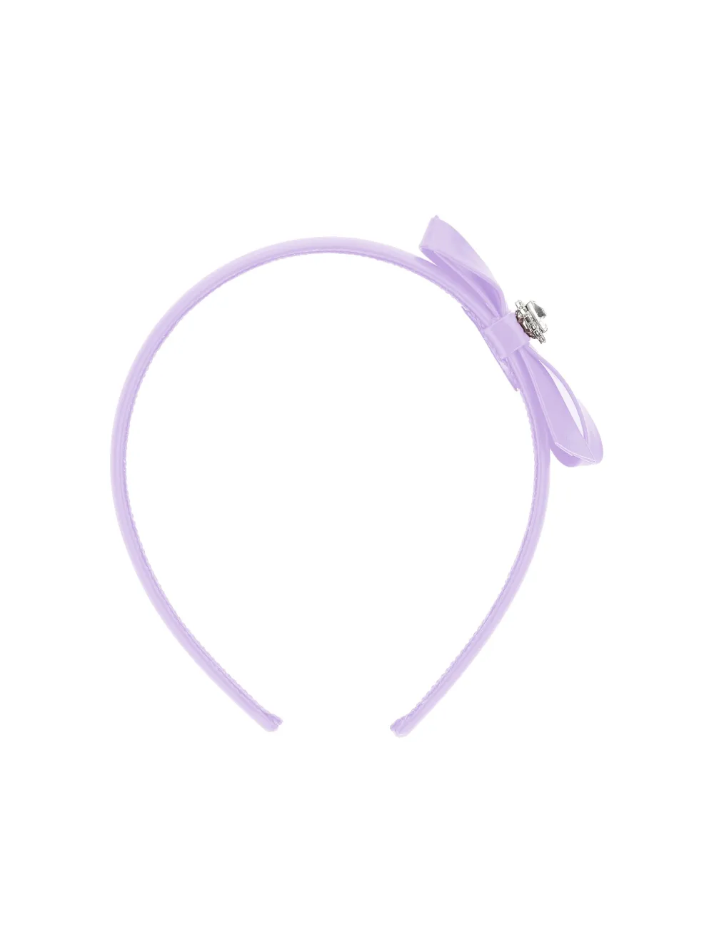  Monnalisa Bow-embellished Headband - Purple 