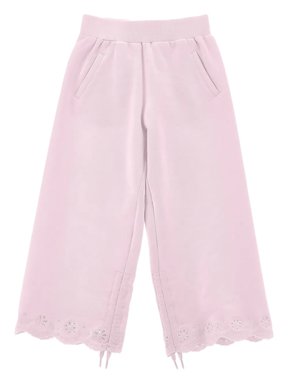 Monnalisa Pantaloni con ricamo - Rosa