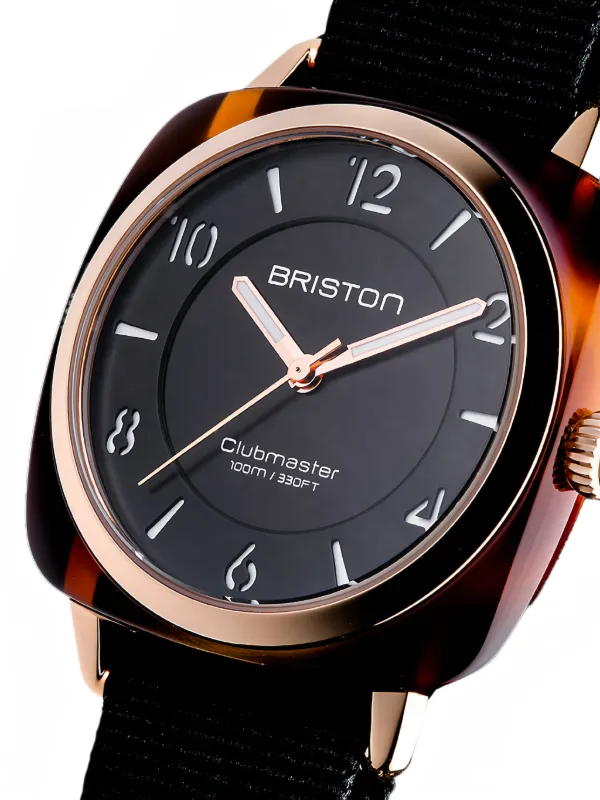 Briston Clubmaster Chic 36mm Watch | Black | FARFETCH AO