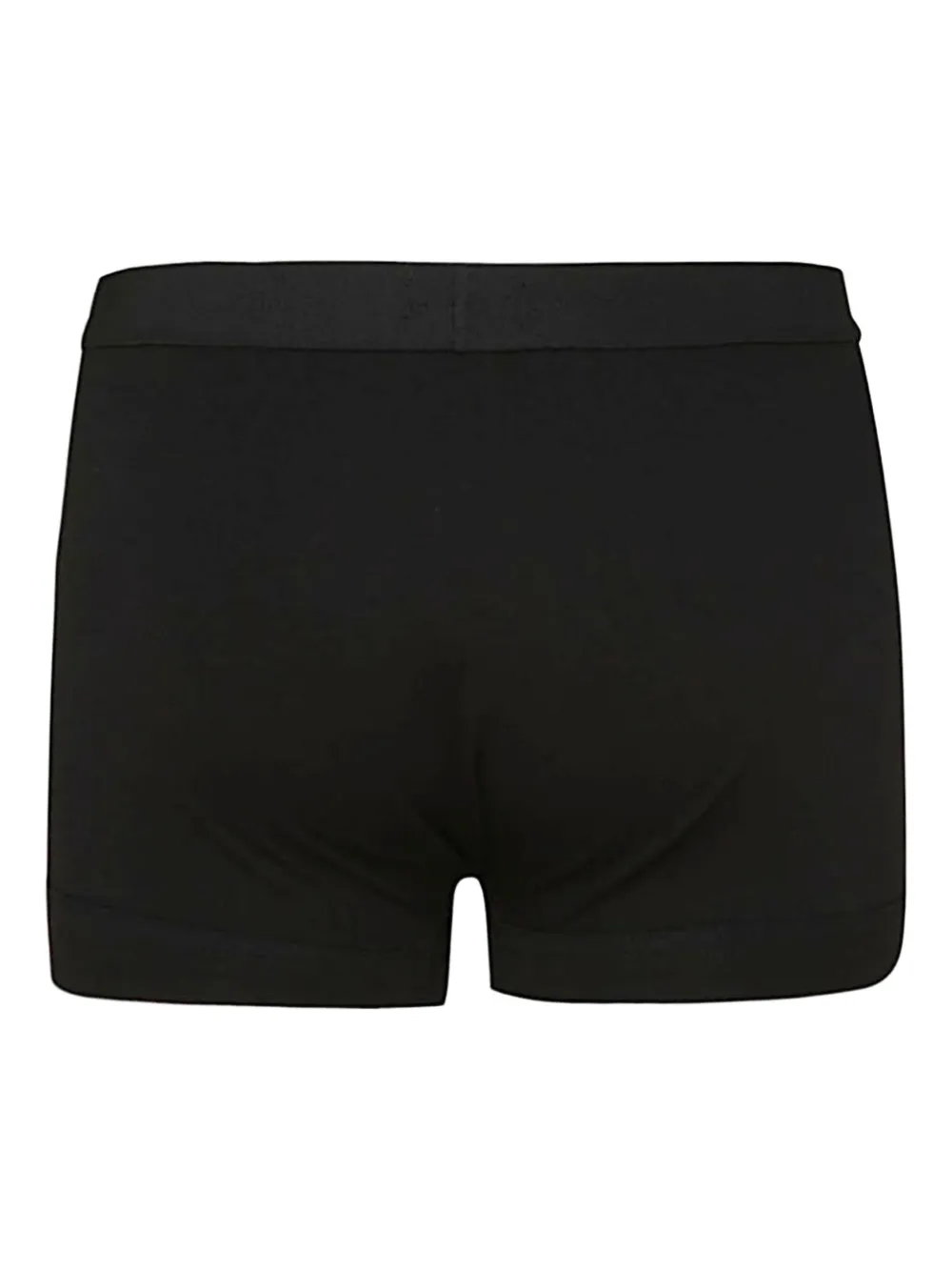 Tom Ford Pack Of 2 Logo Cotton Boxer Briefs In Black