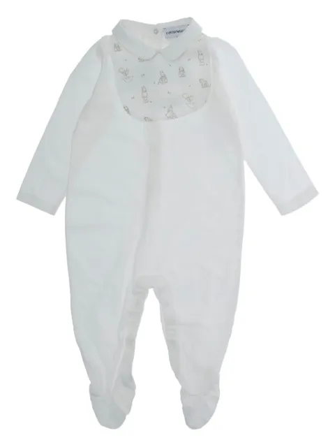 Emporio Armani Kids collar cotton babywear (set of two)