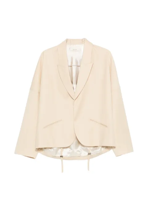 6397 drawstring-detail blazer