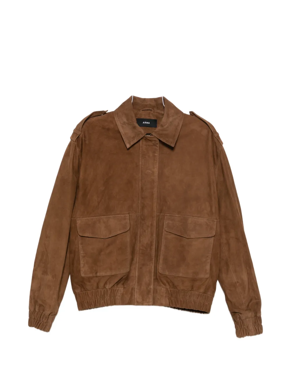 Arma pocket suede jacket - Braun