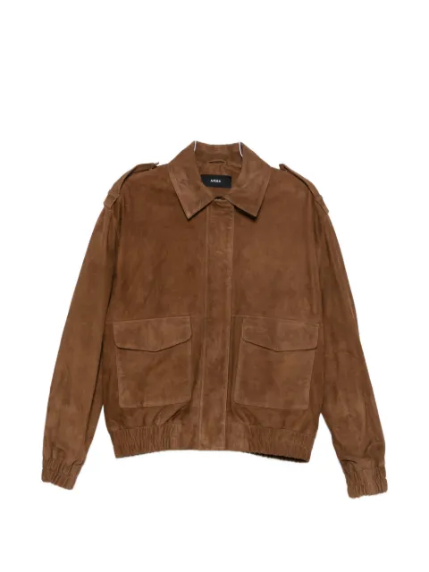 Arma pocket suede jacket