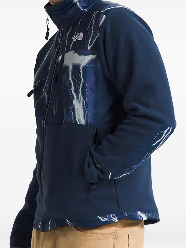 The North Face Denali lightning-print Jacket | Blue | FARFETCH