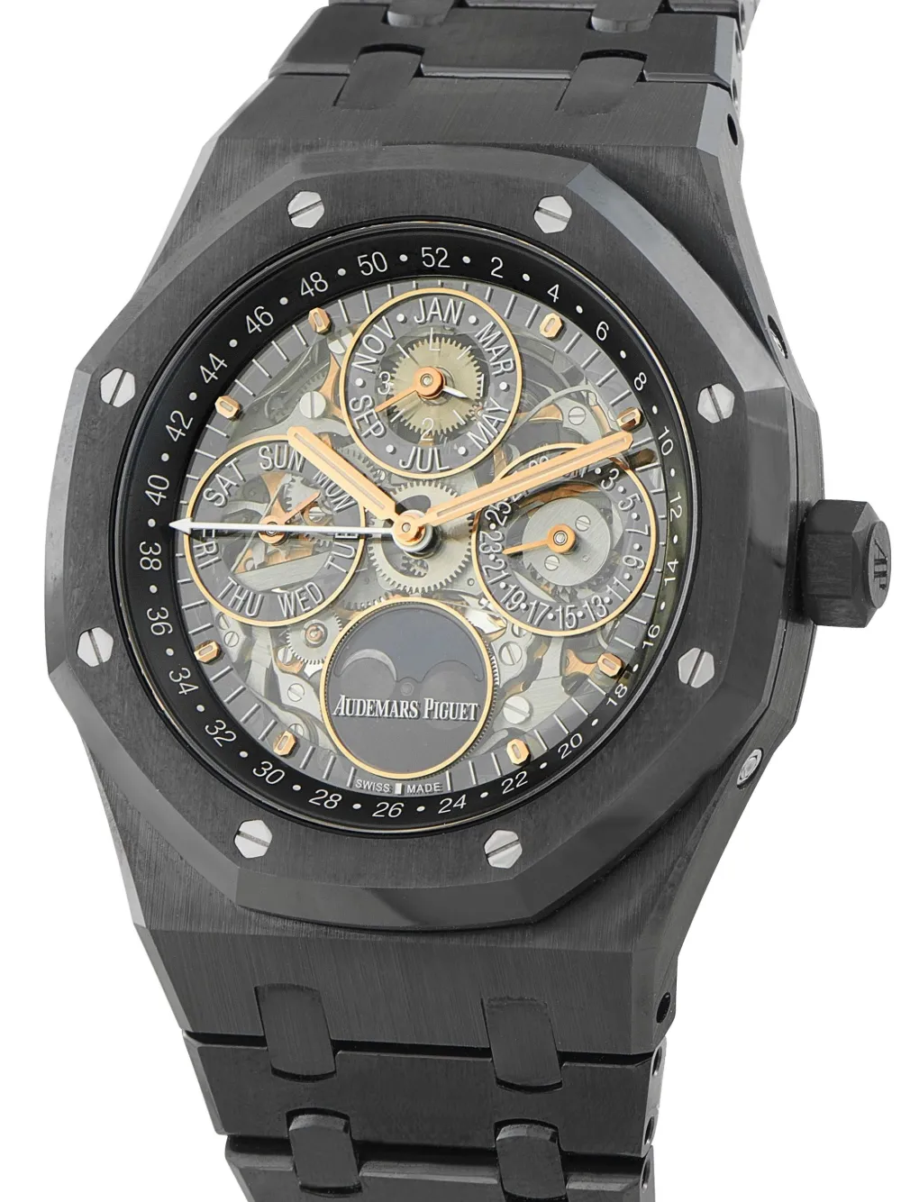 Audemars Piguet pre owned Royal Oak Perpetual Calendar Openworked 41mm | Pre-owned Chronographen | Image 2