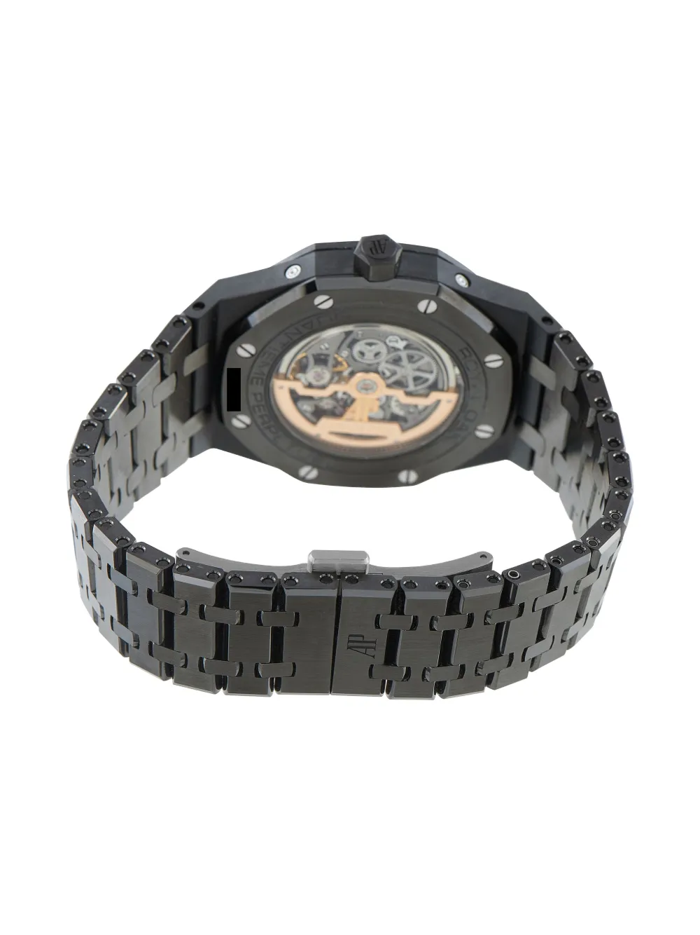 AUDEMARS PIGUET PRE OWNED Pre-owned Royal Oak Perpetual Calendar Openworked 41mm In Black