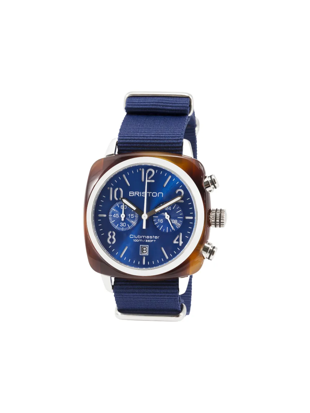 Briston Clubmaster Sport 40mm Watch In Blue