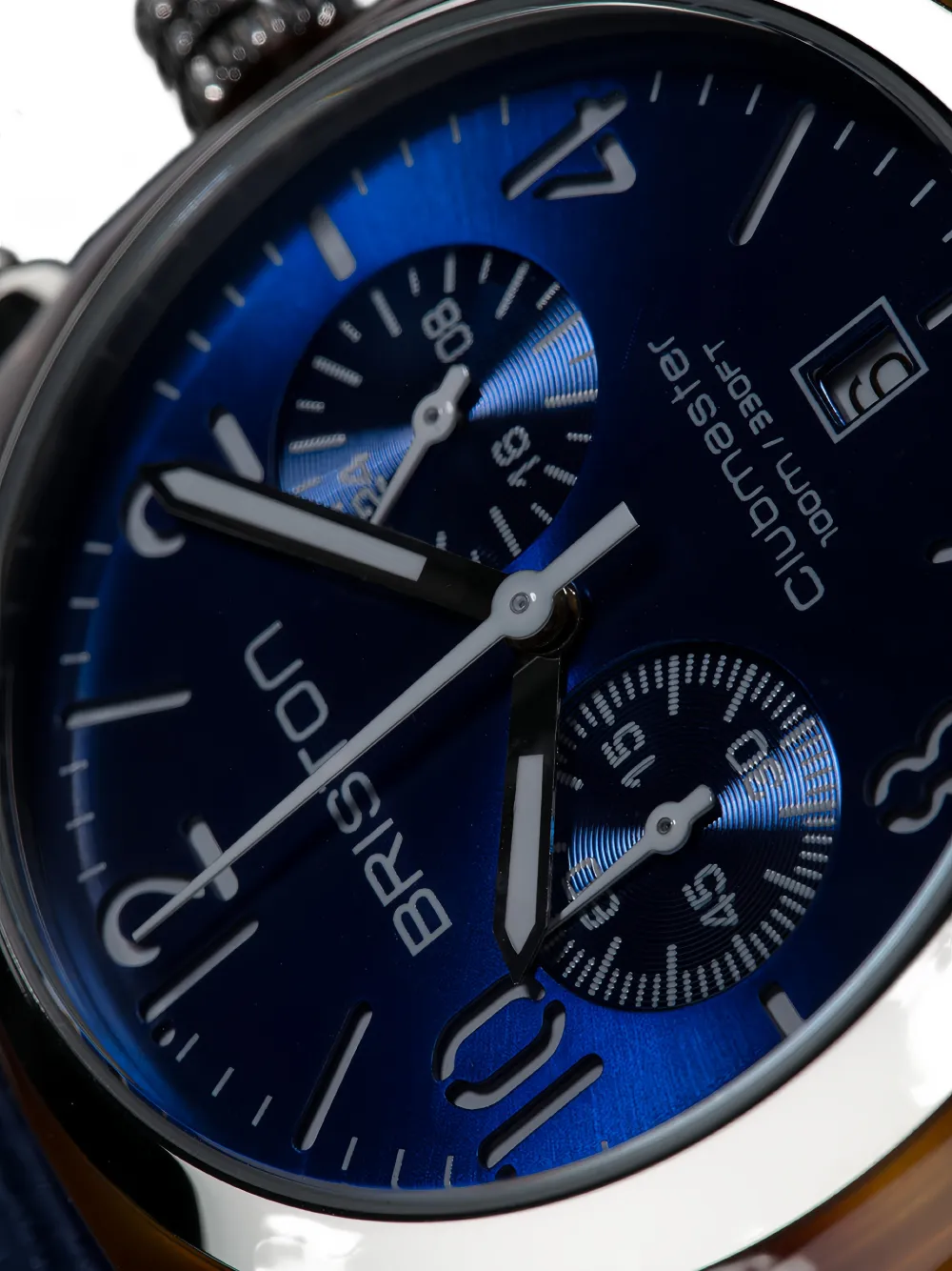 Briston Clubmaster Sport 40mm Watch In Blue