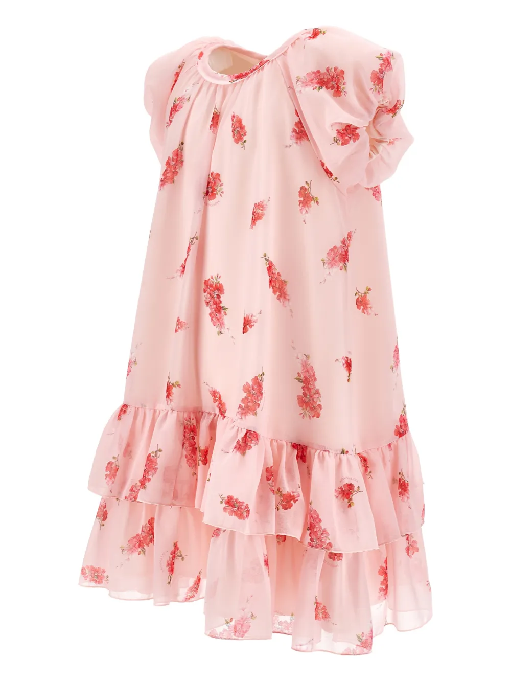 Monnalisa Jurk met bloemenprint Roze
