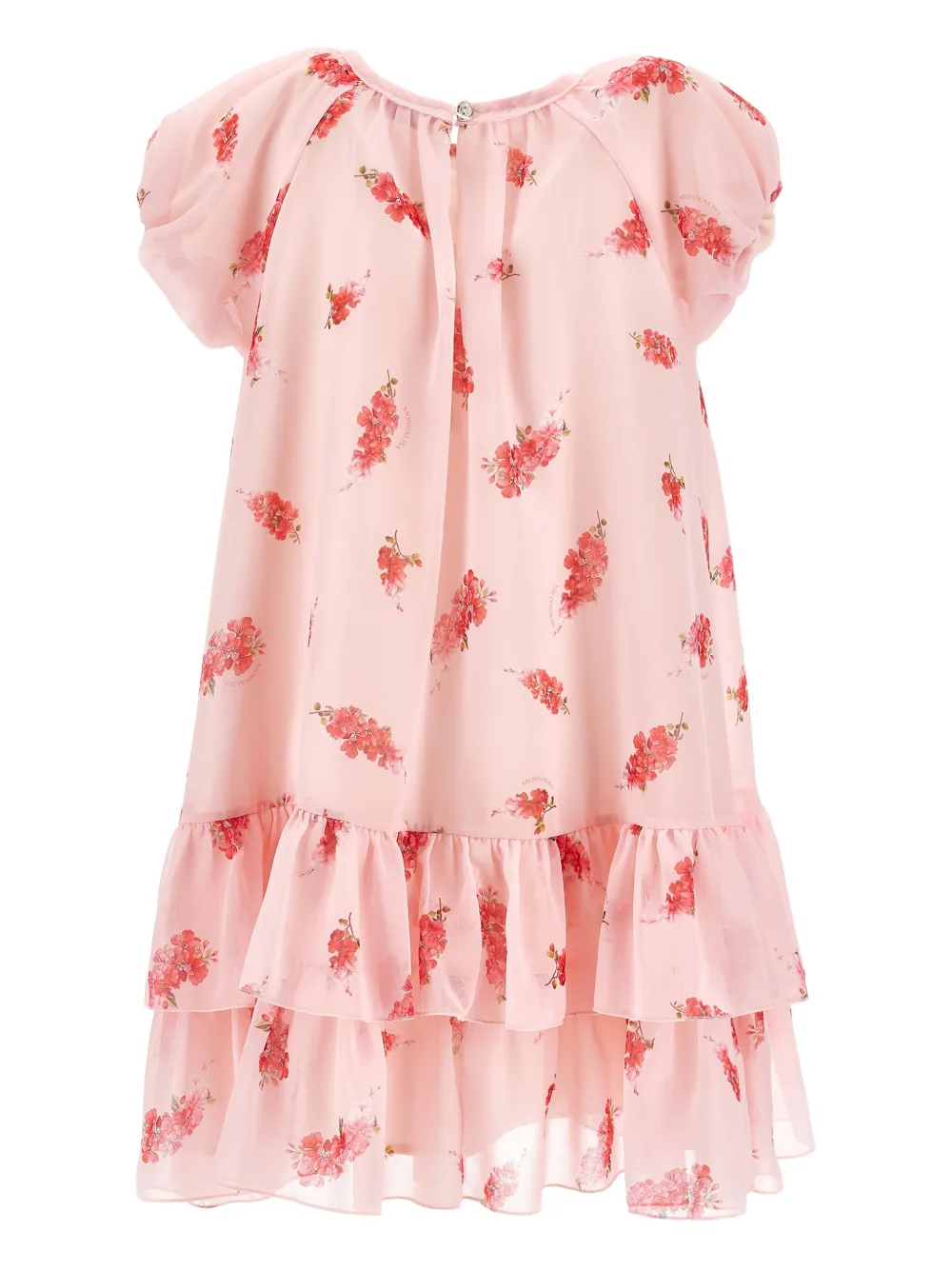 Monnalisa Jurk met bloemenprint Roze