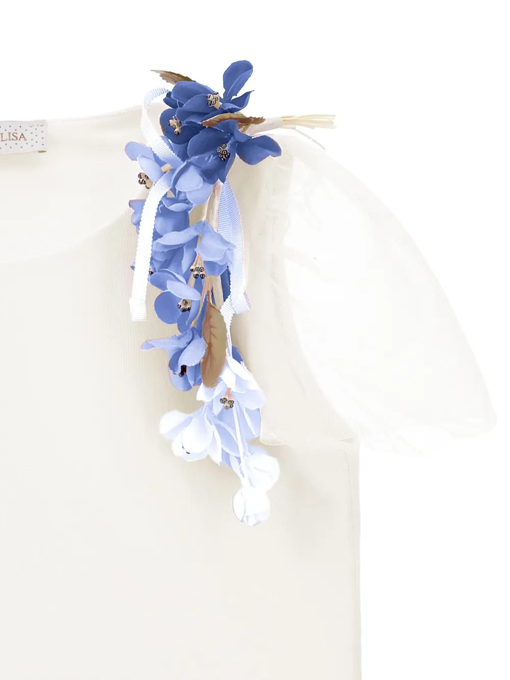 Monnalisa Shirt met ruches Wit