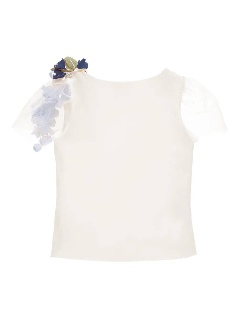 Monnalisa Shirt met ruches Wit