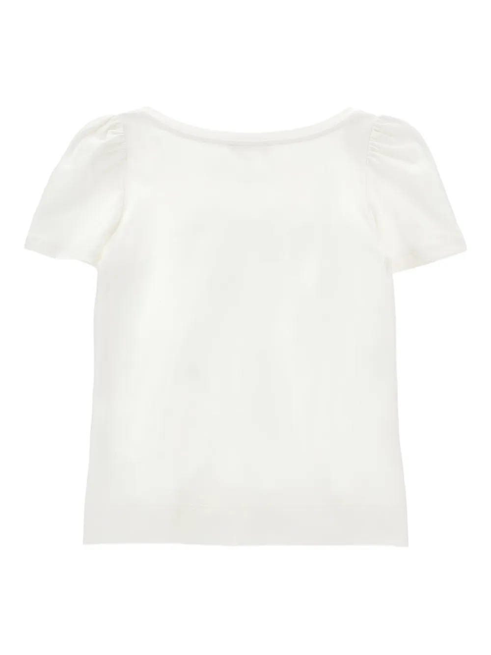 Floral-Bow-Print T-Shirt