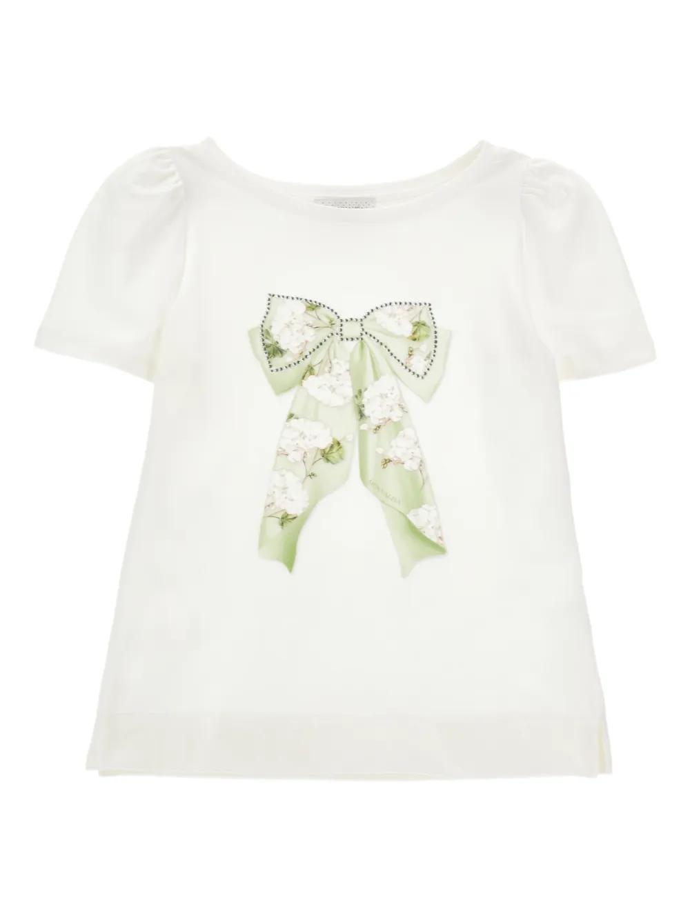 Monnalisa T-shirt con stampa - Bianco