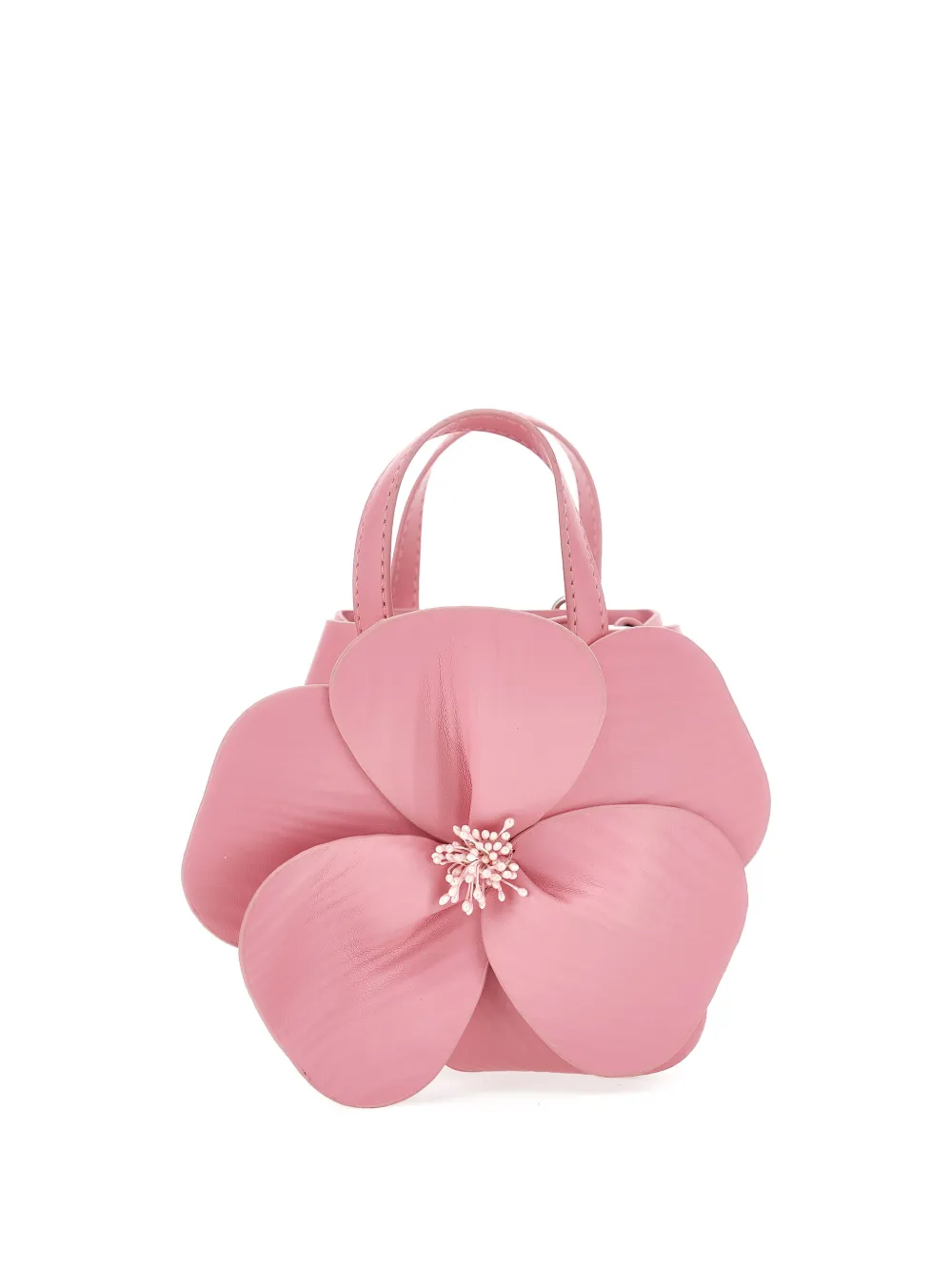 Monnalisa Borsa a mano con applicazione - Rosa