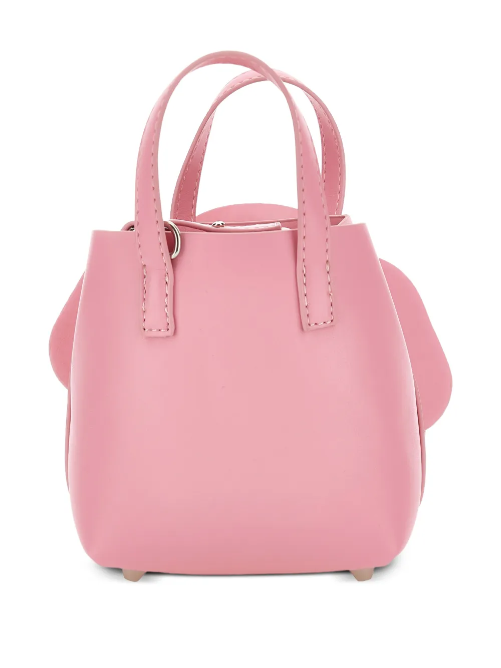 Monnalisa Tas met bloemapplicatie en handgreep - Roze