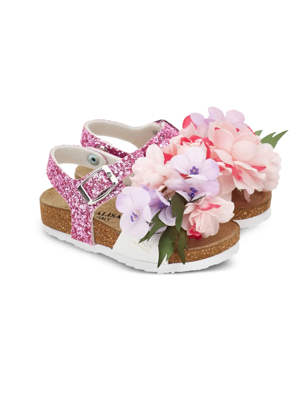Monnalisa Sandalen met glitter Roze