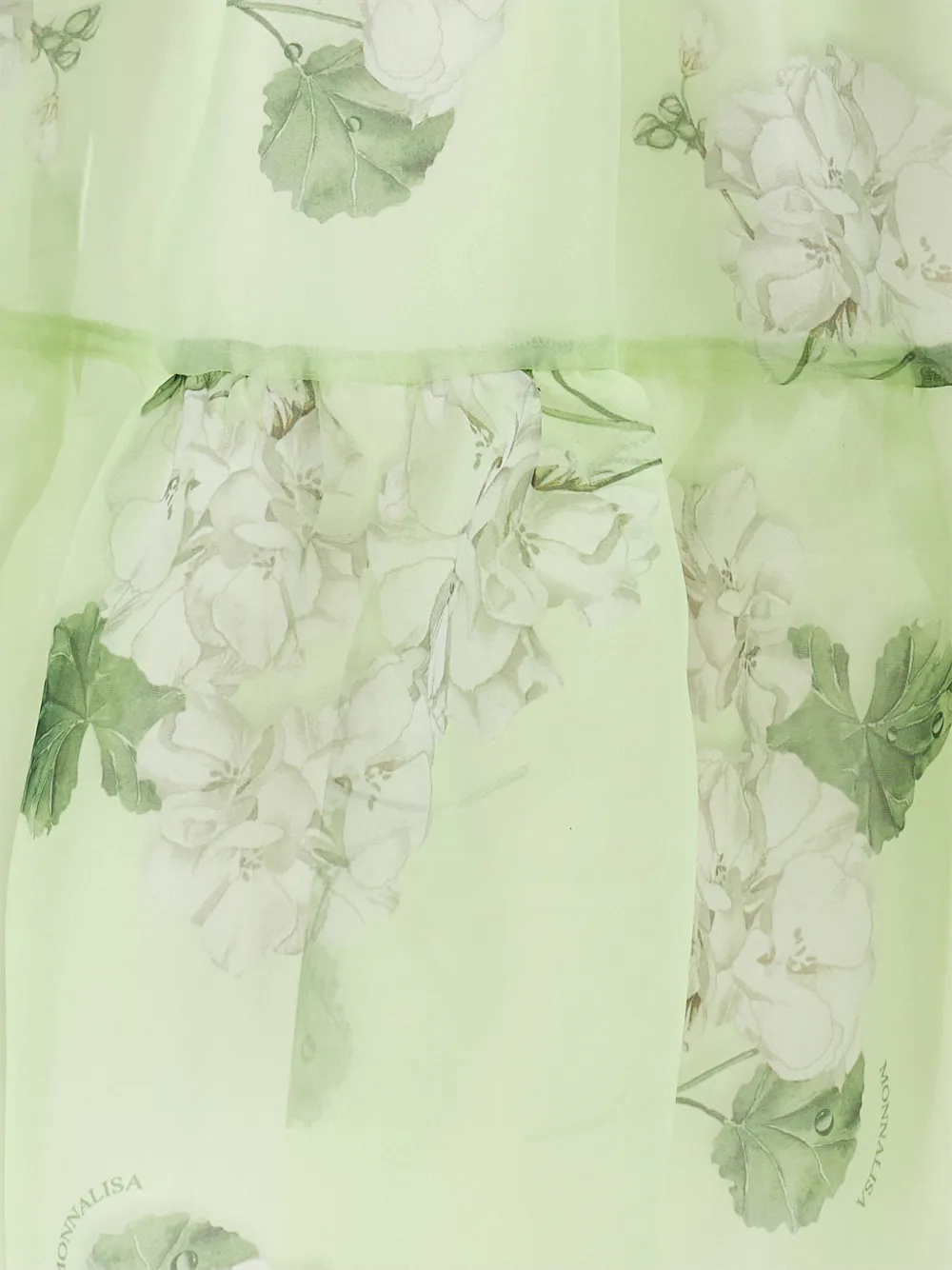 Monnalisa Jurk met bloemenprint Groen